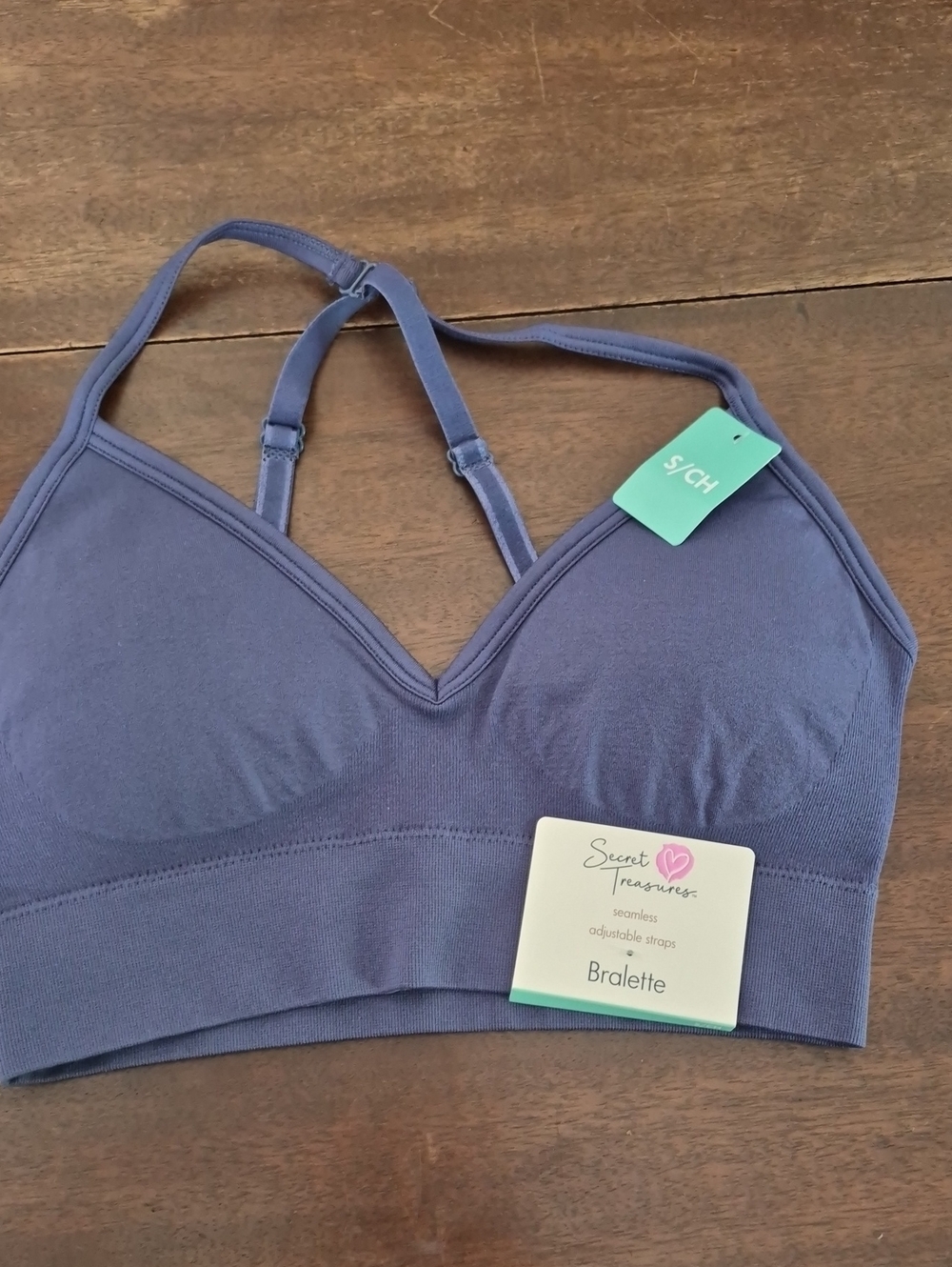 Secret Treasures Seamless Bralette - Slate Blue
